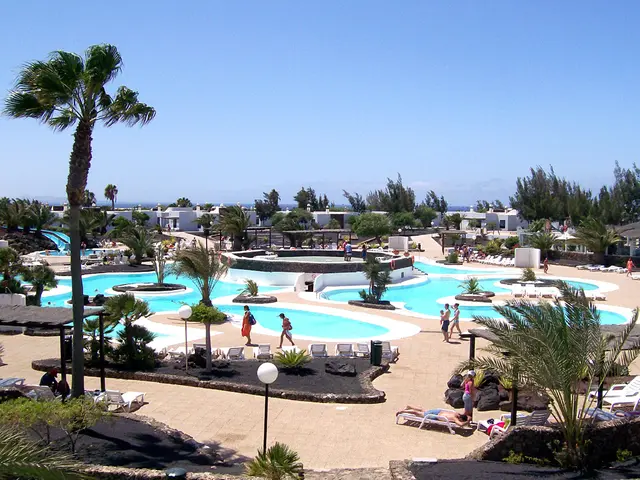 North Korean leader, Kim Jong-un, unveils a coastal tourist zone complete with a water park and an...