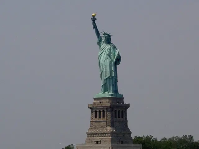 Statue of Liberty's supreme vantage point becomes accessible after a century of closure,...