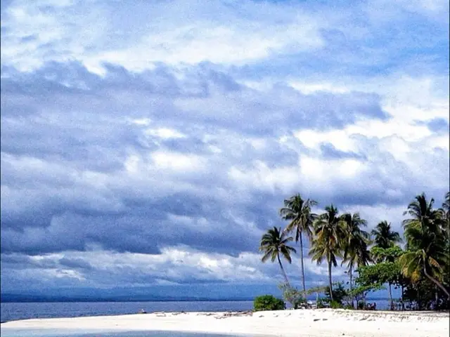 Secluded tropical paradise, Kauai's hidden beach, can be reached solely via a hiking trail.